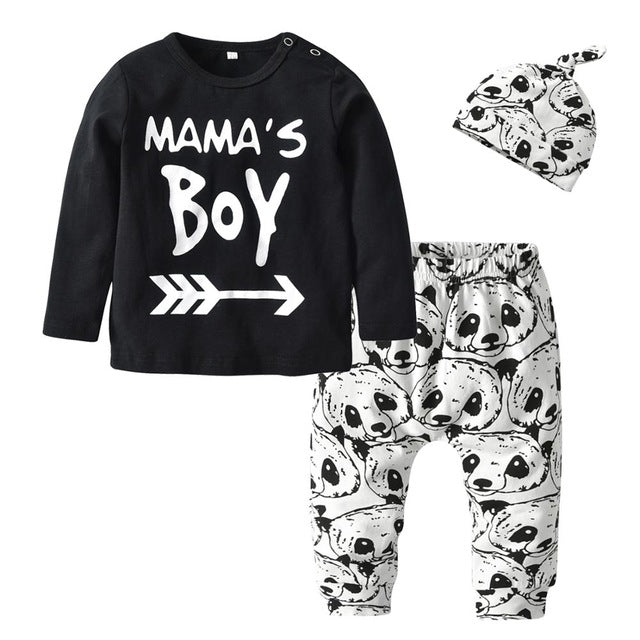 Baby Boy Cloud Pattern Clothes Set