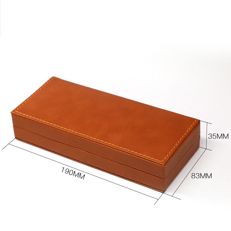 Leather Metal Signature Pen Packaging Gift Box