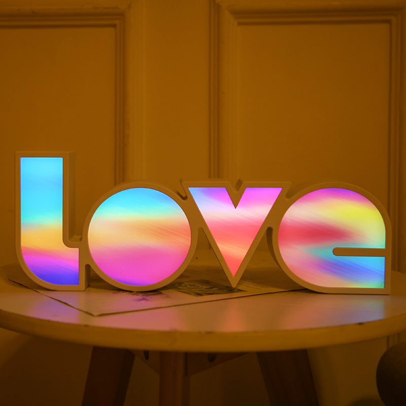 Valentines Day LED LOVE light decor