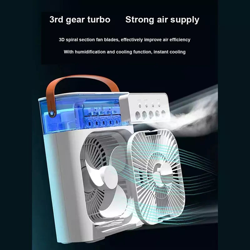 3-In-1 Air Humidifier Cooling Fan