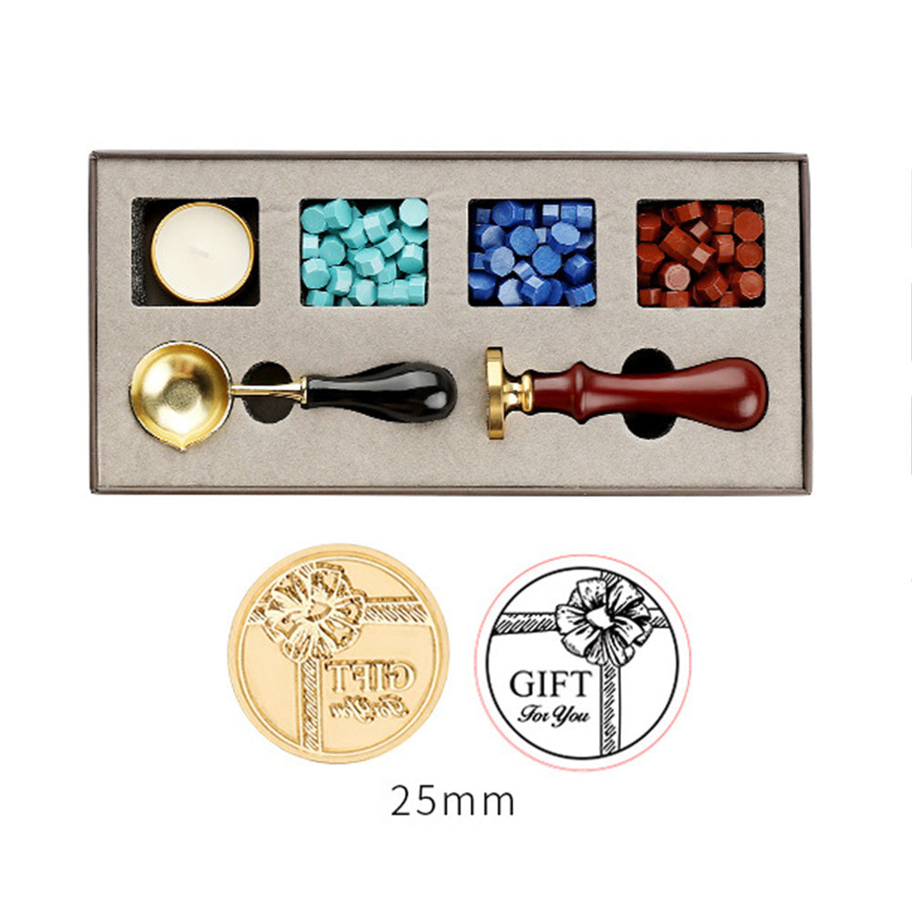 Full Set Of Gift Box With Wax Grain Seal Head