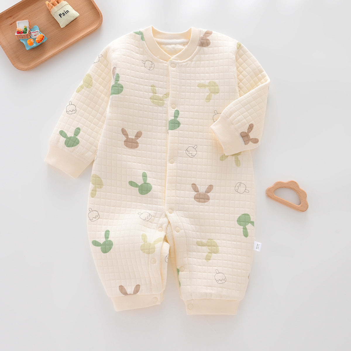 Baby Girl Siro Spinning Cotton Jumpsuit