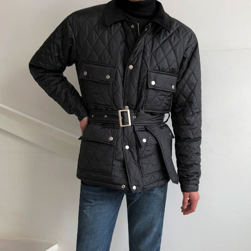 Men's Cotton-padded Coat Winter Thick Coat Fleece-lined Cotton-padded Jacket