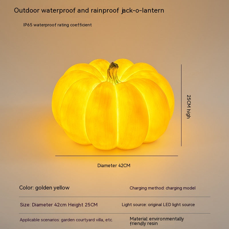 Outdoor Solar Pumpkin Lights Rural Farm Creative Luminous Landscape Outdoor Waterproof Courtyard Lawn Lamp Halloween Party Decor Halloween Decorations