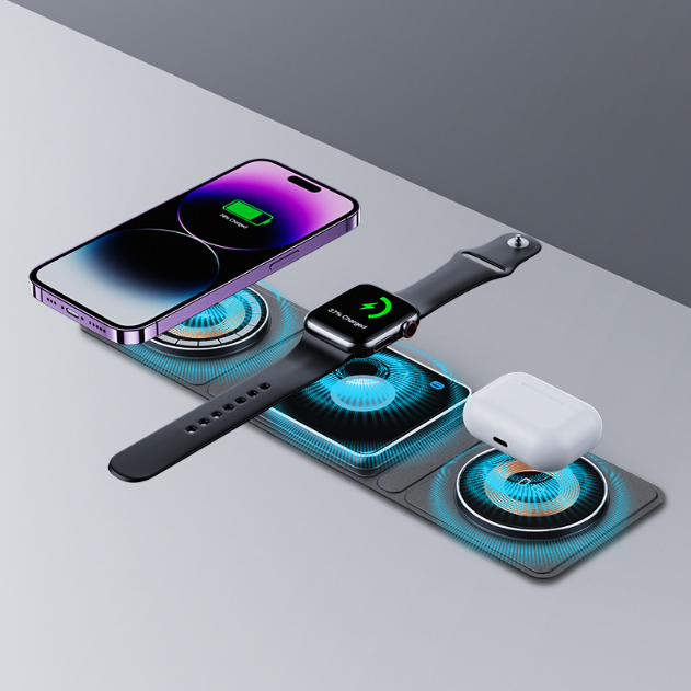 3-in-1 Magnetic Wireless Charger