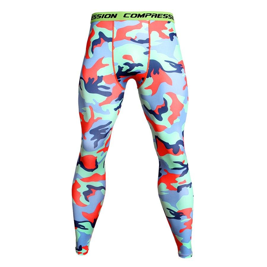 Mens Camo Compression Pants Fit wear Jogging Leggings