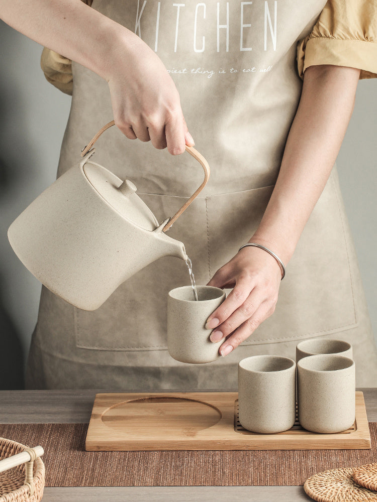 Japanese Retro Large Capacity Ceramic Tea Set