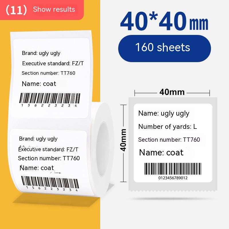 Roll Adhesive Thermal Label Sticker Paper