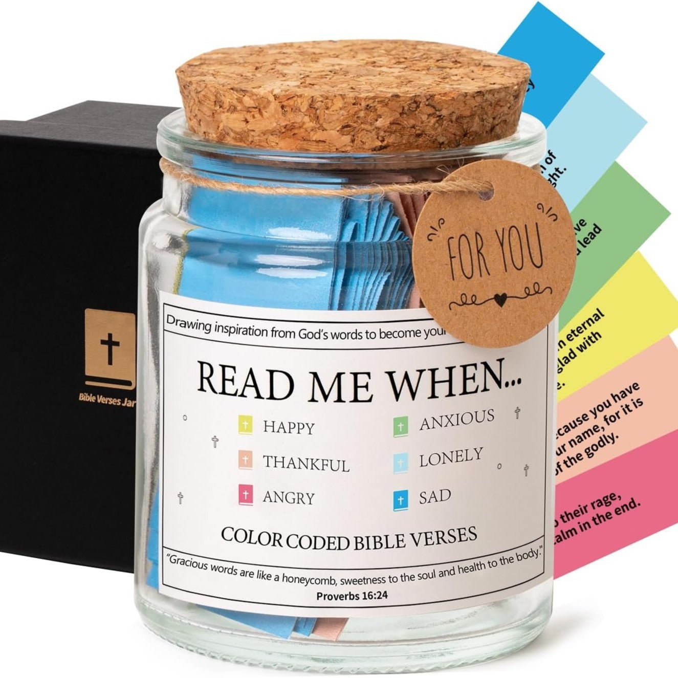 Bible verses in a jar