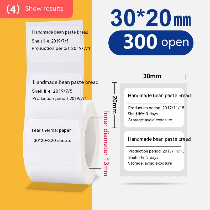 Roll Adhesive Thermal Label Sticker Paper