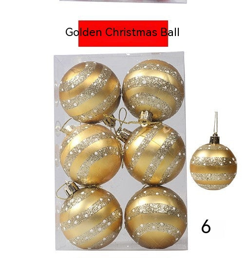 6cm Painted Christmas Ball Decor