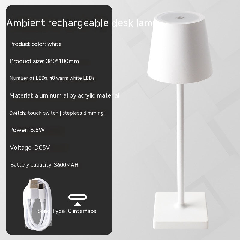 Charging Bar Table Lamp Touch Dimming