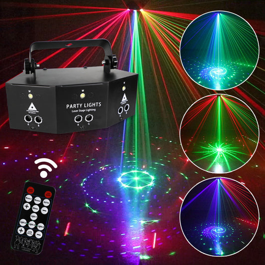 New Nine Eye Laser Strobe Light