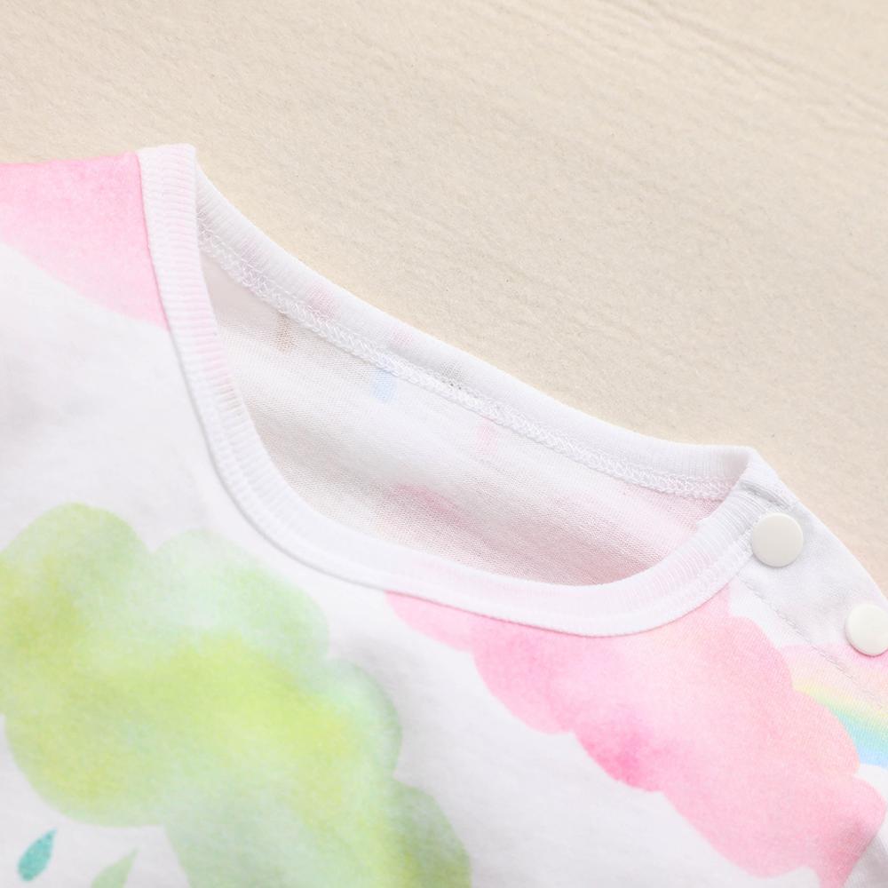 Baby girl Colorful cloud one-piece clothes