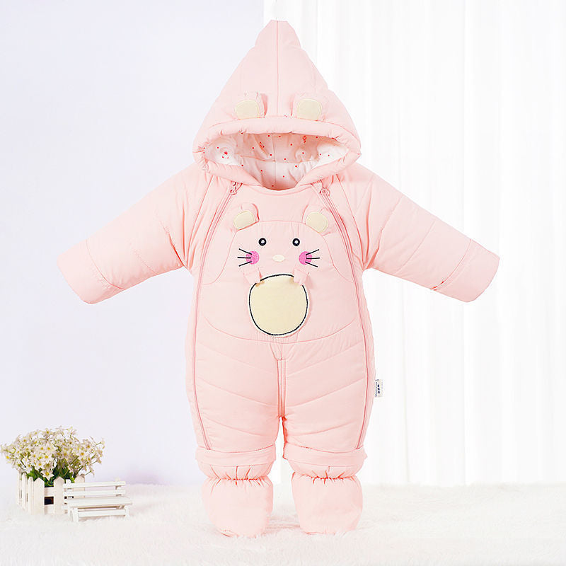 Newborn Baby girl Down One-piece Cotton Clothes