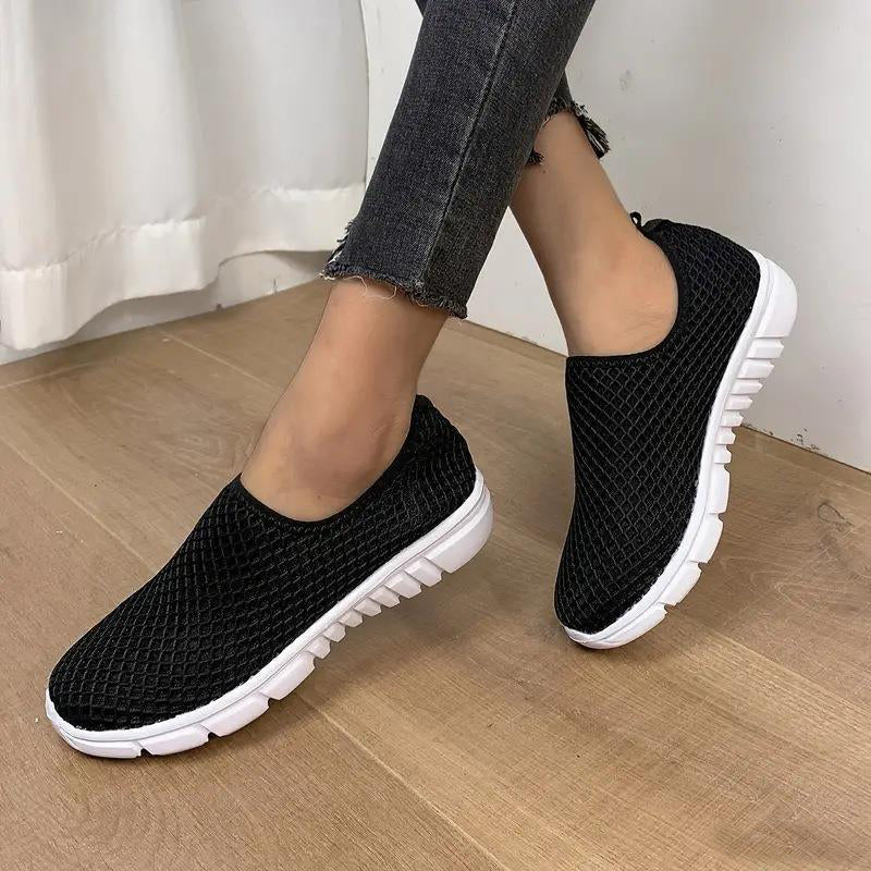 Cnady Color Sports Shoes Summer Walking Running Flats Shoes Women Sneakers