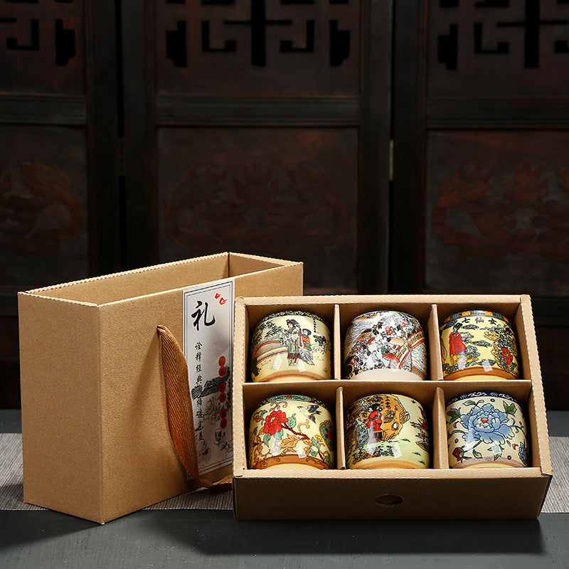 Japanese cup gift box set of cups