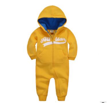 Baby Boy Plus Velvet Hooded Clothes