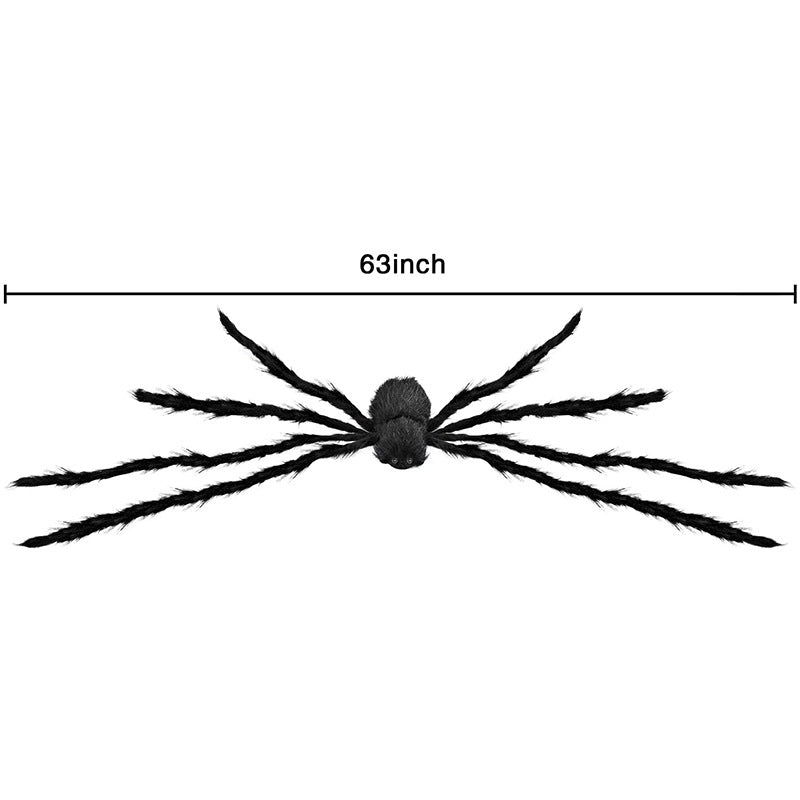 Halloween Decorations Purple Led Luminous Spider 125cm