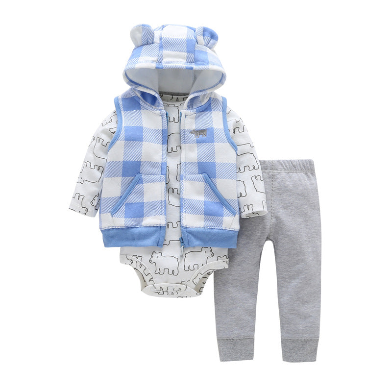 Children Spring and autumn set Baby clothes