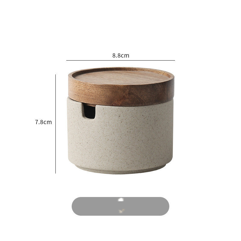 Retro Ceramic Seasoning  Household Japanese-style Product Pot