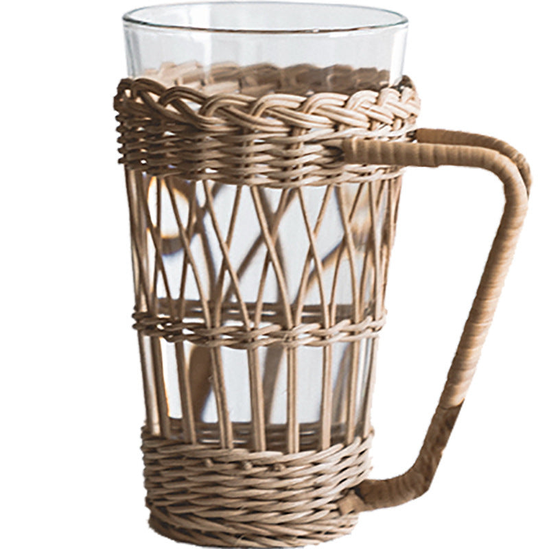 Woven cup holder