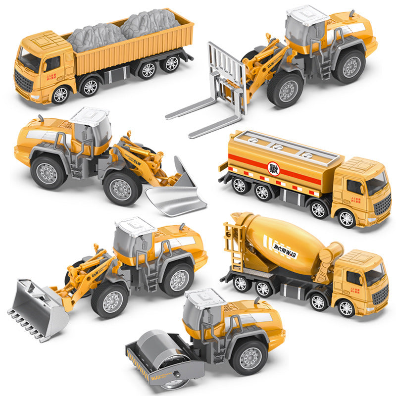 Simulation Alloy Car Model Engineering Excavator Set Children's Toys