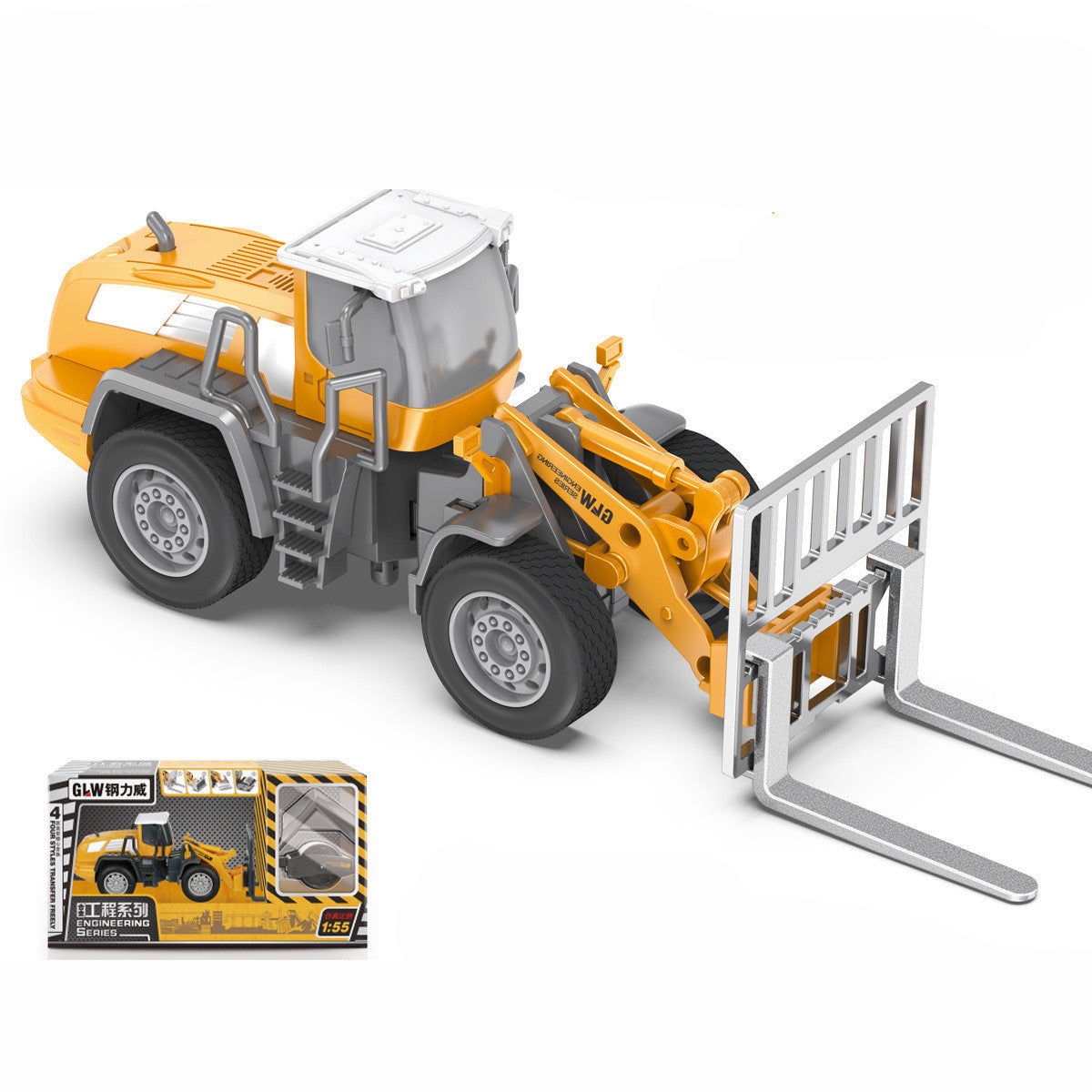 Simulation Alloy Car Model Engineering Excavator Set Children's Toys