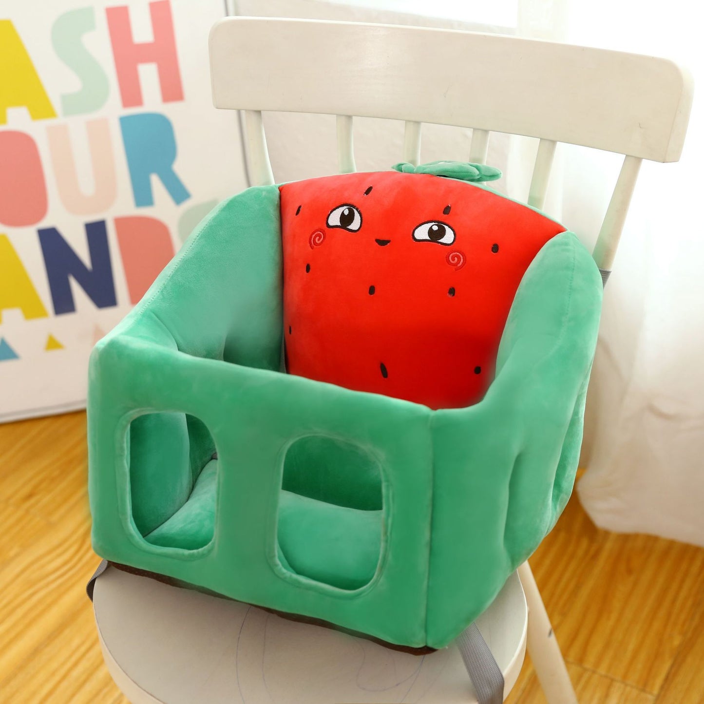 Cartoon Portable Baby Dining Chair Multifunctional Baby Car Can Be Fixed