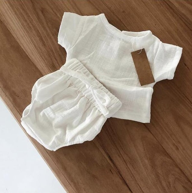 Summer Baby Girl Shirt Shorts