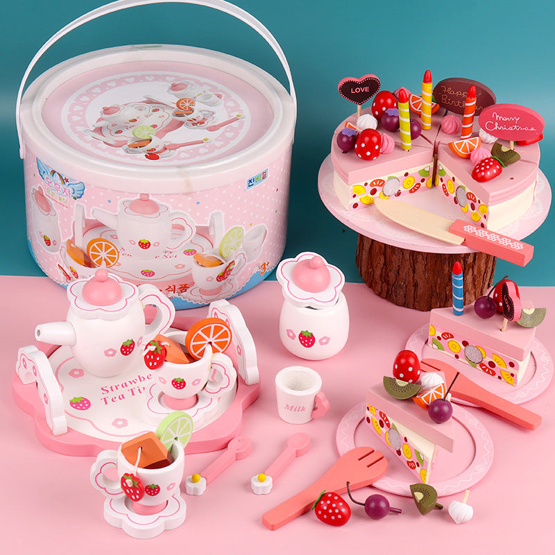 Kitchen Cut Birthday Gift Cake Set Children'S Toys