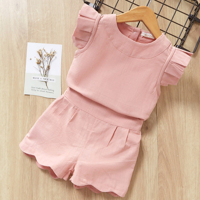 Girls Clothes Girls shirt shorts suit