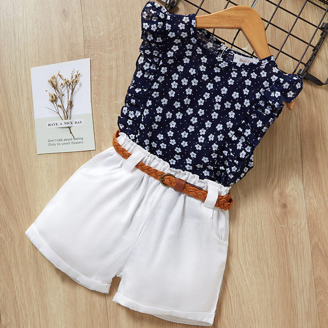 Girls Clothes Girls shirt shorts suit