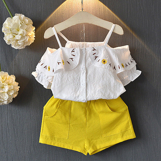 Girls Clothes Girls shirt shorts suit