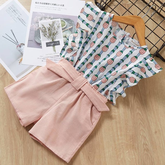 Girls Clothes Girls shirt shorts suit