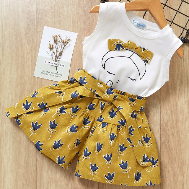 Girls Clothes Girls shirt shorts suit