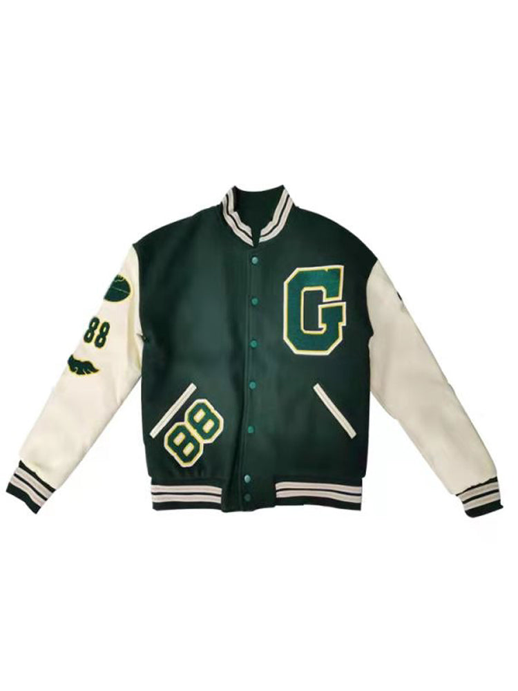 Men’s Bomber Jacket High Street Spring jacket Men's Baseball Uniform Jacket