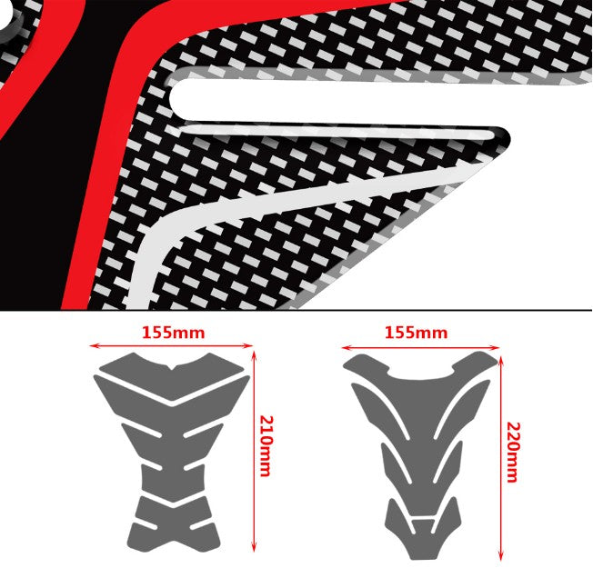 Motorcycle Fuel Tank Fish Bone Sticker