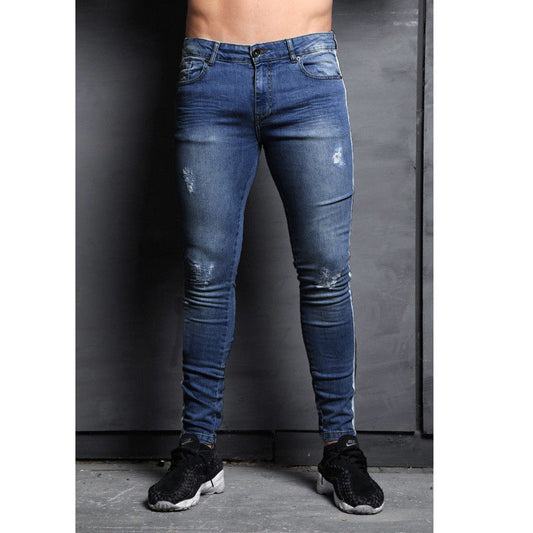 Jeans For Men New Fashion Knee Holes jeans