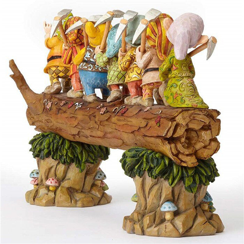 Resin Seven Dwarfs Resin Gnome Garden Decoration Garden