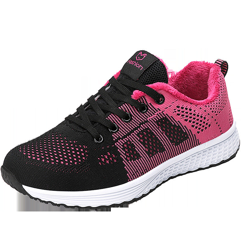 New Style Sports Shoes Women Flying Woven Mesh Women's Shoes Sports Shoes