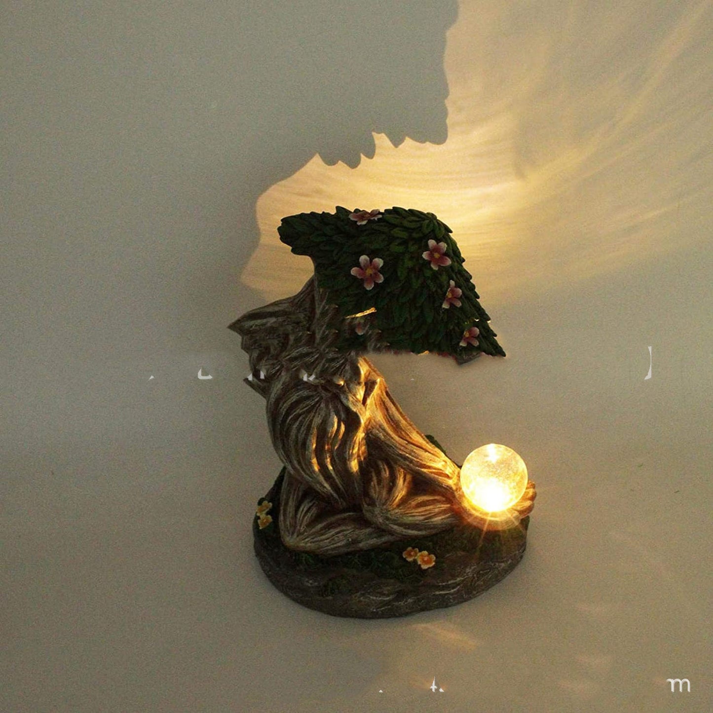 Garden Decoration LED Resin Ornament Sculptures Green Interesting Indoor Outdoor Home Decoration Accessories