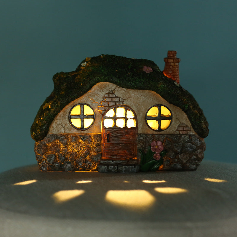 Gardening LED Solar Light Fairy House High Quality Anti-corrosion Lawn Lamp For Outdoor Garden Decor