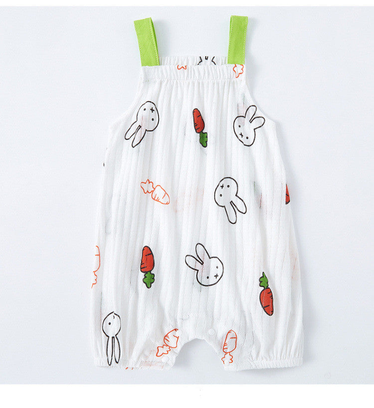 Baby Girl Sleeveless Sling Bag Fart Clothing