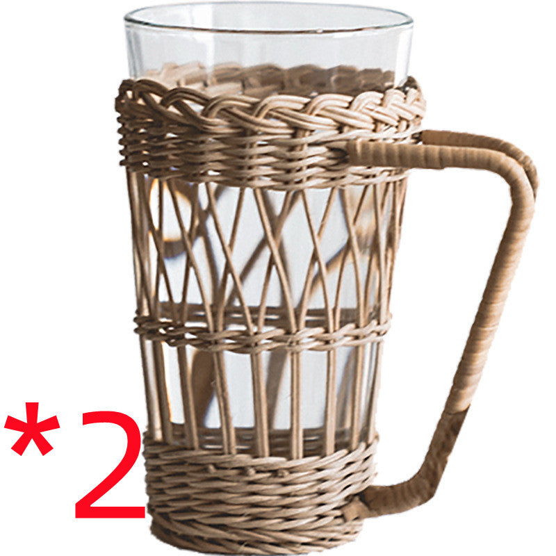 Woven cup holder