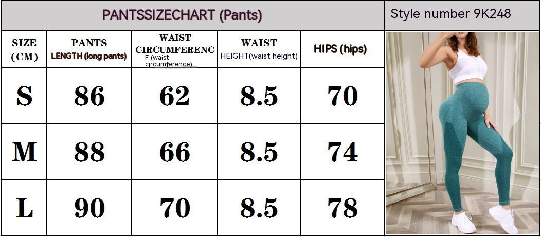 Women's Pregnant Period High Waist Belly Support Yoga Pants