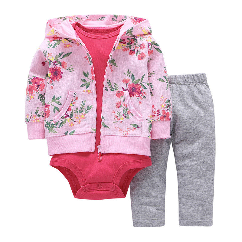 Children Spring and autumn set Baby clothes