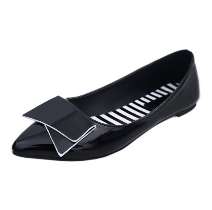 Pointed Toe Slip-on Ballet Shoes For Women Multi Colors