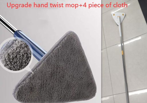 Extendable Triangle  360 Rotatable Adjustable Cleaning Mop