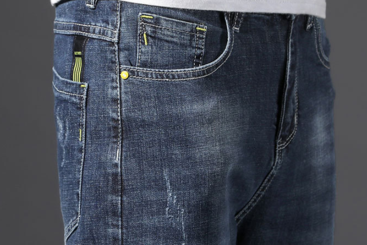 Jeans For Men Stretch And Trim Nine Cent